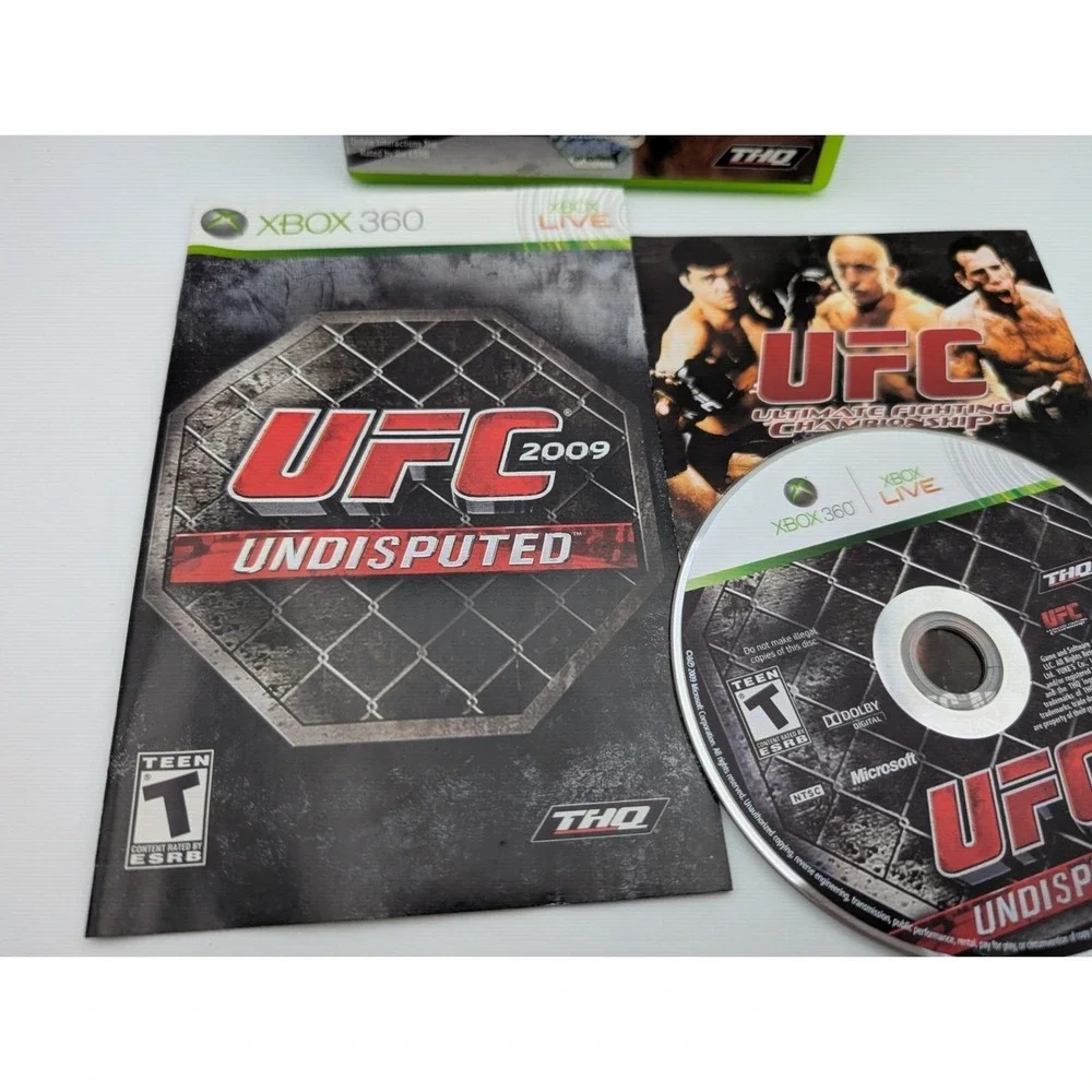 UFC 2009 Undisputed (Microsoft Xbox 360) Complete With Insert CIB Excellent